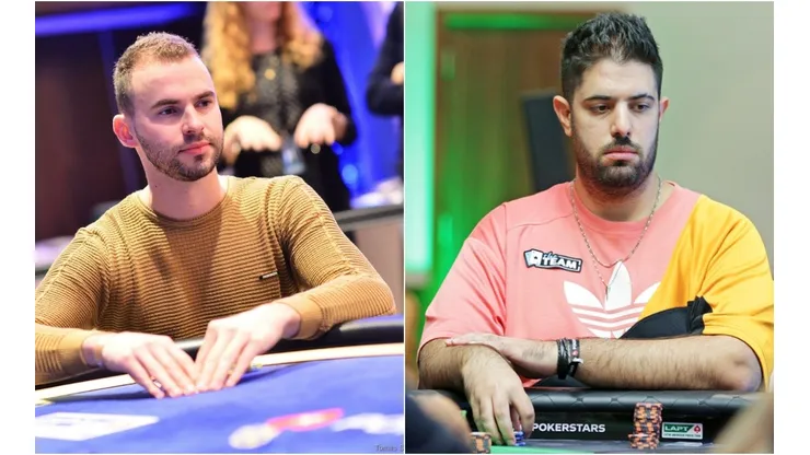Renan Bruschi e Vistor Pertille dividiram as primeiras colocações em torneio de poker online (Fotos: Tomas Stacha/PokerStars e Divulgação/LAPT)