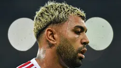 Gabigol, jogador do Flamengo, durante partida contra o Vasco no estádio Maracanã pelo Brasileirão Série A 2024. Foto: Thiago Ribeiro/AGIF