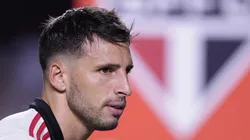 Foto: Ettore Chiereguini/AGIF - Calleri se lesionou na derrota para o São Bernardo.
