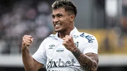 Foto: Abner Dourado/AGIF - Marcos Leonardo é titular do Santos