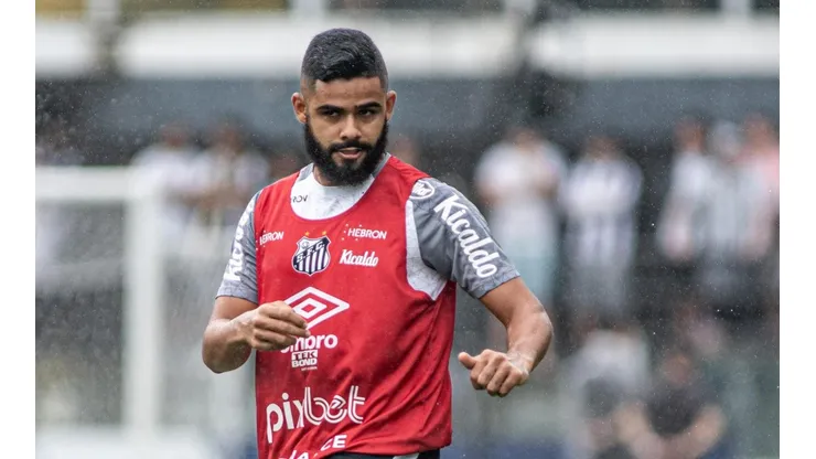 Foto: Abner Dourado/AGIF - Felipe Jonatan está no Santos desde 2019