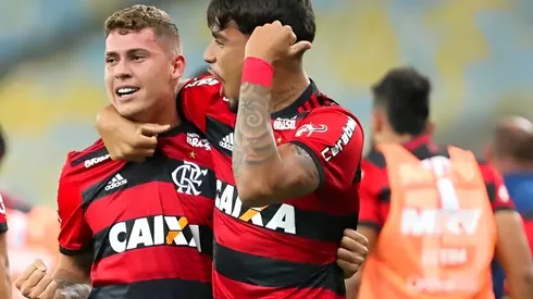 Matheus Sávio e Lucas Paquetá - Foto: Alexandre Vidal/Flamengo