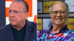 Foto 1: Reprodução/Sportv / Foto 2: Fernanda Luz/AGIF - Falcão e Galvão trabalharam anos juntos.