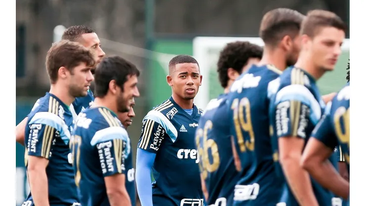 Treino do Palmeiras na Academia de Futebol