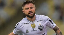Thiago Ribeiro/AGIF - Sasha, atacante do Atlético-MG.
