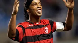 Foto: Divulgação/Flamengo - Ronaldinho conquistou o estadual em 2011.