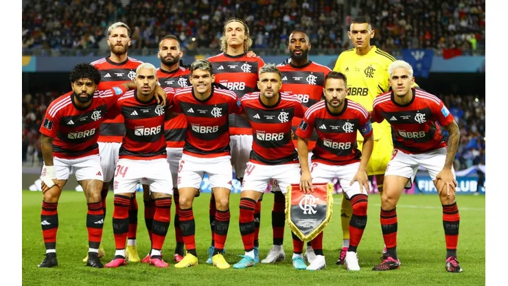 Foto: Michael Steele/Getty Images - Jogadores do Flamengo