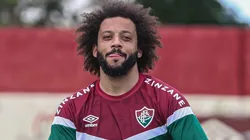 Foto: (Germán Cano/FFC) - Marcelo já treina com o grupo do Fluminense