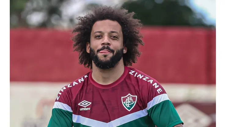 Foto: (Germán Cano/FFC) - Marcelo já treina com o grupo do Fluminense