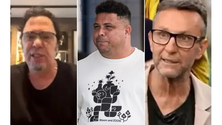 Fotos: (Reprodução/Canal Youtube UOL/Gustavo Aleixo/Cruzeiro/Reprodução/Os Donos da Bola/YouTube) - Ronaldo respondeu as críticas de Neto e Casagrande