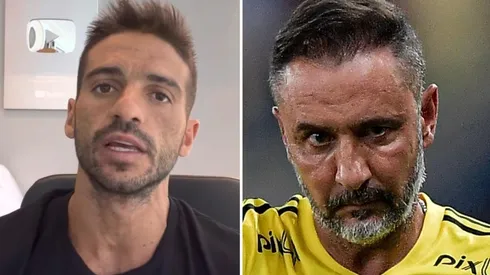 Foto: Venê Casagrande/YouTube e Agif/Thiago Ribeiro - Vítor Pereira e Venê Casagrande vivem climão