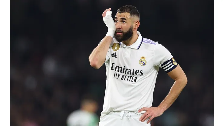 Foto: Fran Santiago/Getty Images - Benzema está sofrendo com lesões na temporada