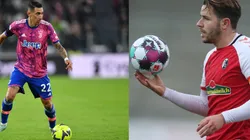 Foto 1: Di Maria em ação pela Juventus - Por: Valerio Pennicino/Getty Images; Foto 2: Gunter, capitão do Freiburg. - Por: Valerio Pennicino/Getty Images