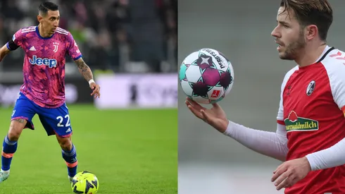 Foto 1: Di Maria em ação pela Juventus - Por: Valerio Pennicino/Getty Images; Foto 2: Gunter, capitão do Freiburg. - Por: Valerio Pennicino/Getty Images