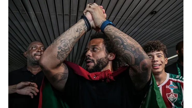Foto: (Marcelo Gonçalves/Fluminense F.C) - Marcelo chega ao Fluminense sob grande expectativa