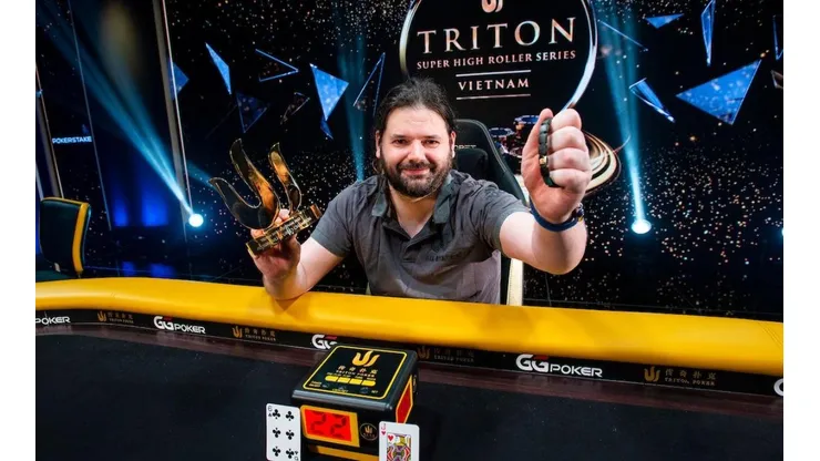 Andre Leathem levou grande premiação em torneio no Vietnã (Foto: Divulgação/Triton Poker)