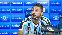Foto: (Lucas Uebel/Grêmio FBPA) - João Pedro é postulante à titularidade no Grêmio