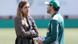 Foto: Cesar Greco - Leila admitiu que Abel extrapola à beira do campo, mas deu todo apoio ao técnico do Palmeiras