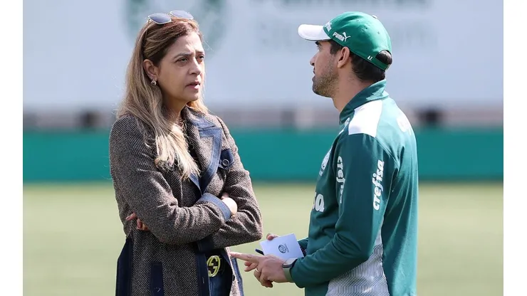 Foto: Cesar Greco - Leila admitiu que Abel extrapola à beira do campo, mas deu todo apoio ao técnico do Palmeiras