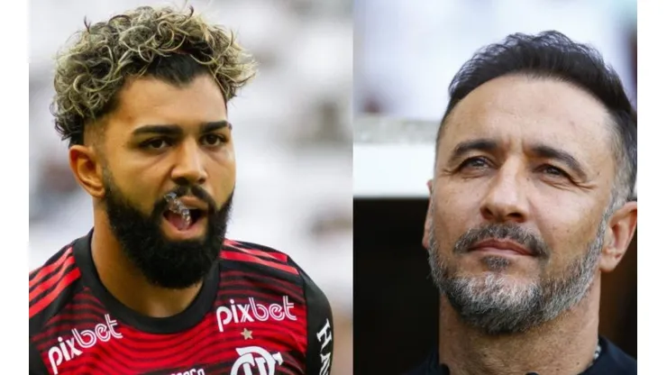 - Gabigol e Vítor Pereira