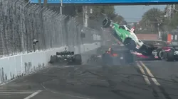 Acidente ocorreu logo na volta 2