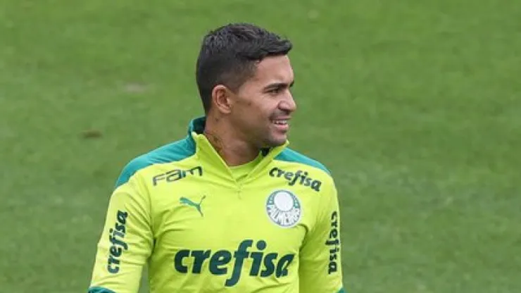 Dudu, atacante do Palmeiras, em treinamentos - Foto: Cesar Greco / Palmeiras