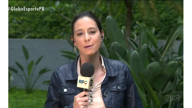 Foto: Reprodução/RPC - Nadja Mauad cravou saída de Robinho do Coritiba