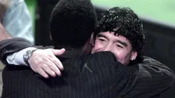 Foto: Clive Mason/ALLSPORT - Pelé e Maradona são os tidos como os melhores de todos os tempos