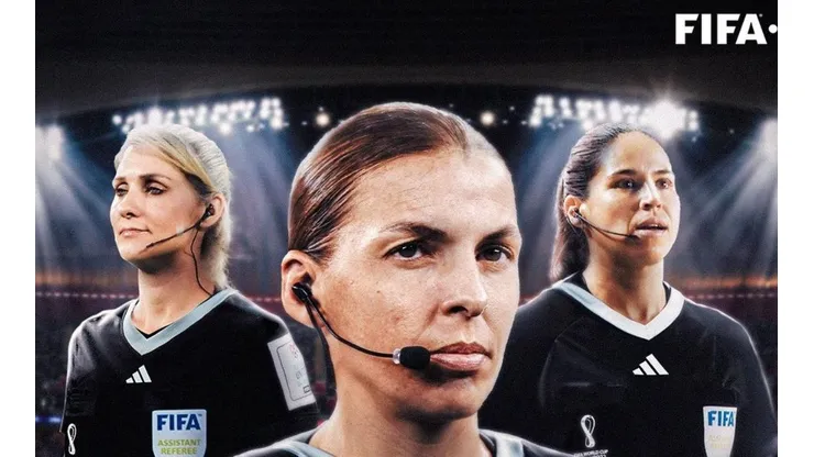 Divulgação FIFA/ Trio formado somente por mulheres apitará jogo na Copa do Mundo pela primeira vez.