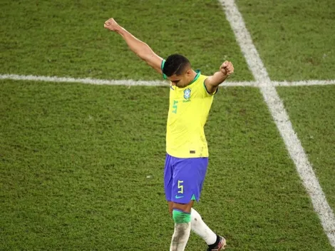 GOLAÇO! São Paulo comemora tento de Casemiro na Copa do Mundo