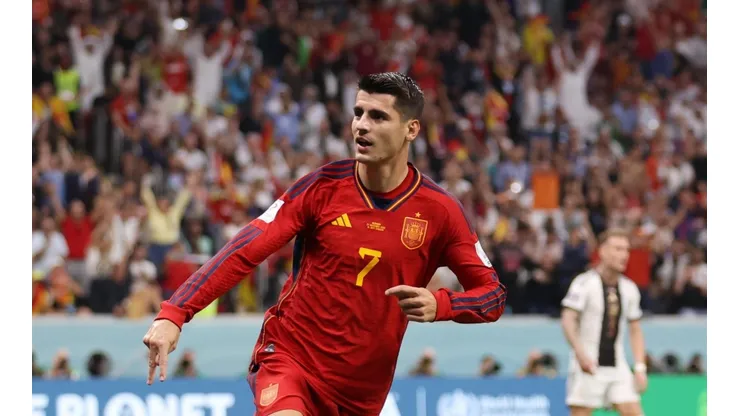 Getty Images/Catherine Ivill - Morata marca mais um pela Espanha