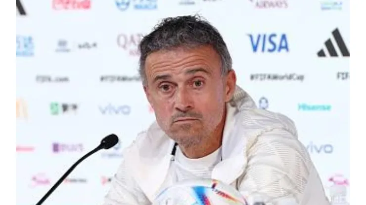 Patrick Smith - FIFA/FIFA via Getty Images - Luis Enrique, técnico da seleção espanhola
