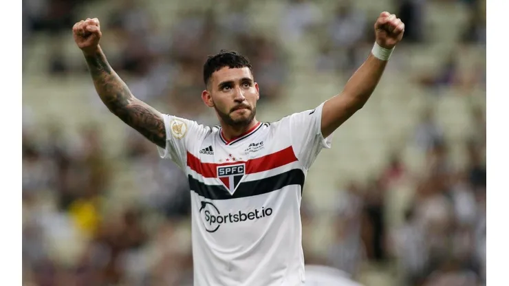 Foto: Miguel Schincariol / São Paulo FC - Bustos marcou na partida contra o Ceará.