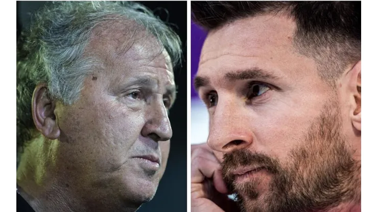 Foto Zico: Thiago Ribeiro/AGIF - Foto Messi: Foto: Pedro Martins/AGIF