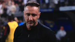 Vítor Pereira repercutiu na torcida do Palmeiras (Foto: Ettore Chiereguini/AGIF)