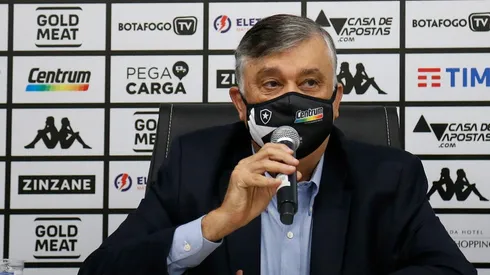 Foto: Vitor Silva/Botafogo/Divulgação - Durcesio Mello: presidente explicou a situação do Glorioso