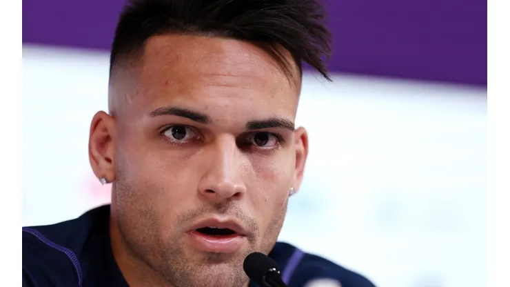 Christopher Lee/Getty Images. Lautaro Martinez deve ser titular na partida contra o México