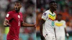 Foto: Lars Baron/Getty Images e Dean Mouhtaropoulos/Getty Images - Qatar e Senegal se enfrentam nesta sexta-feira