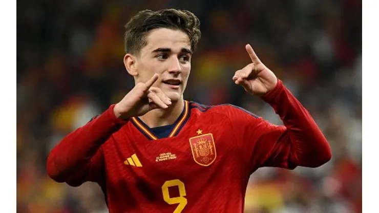 Foto: Clive Mason/Getty Images - Gavi se destacou na goleada da Espanha