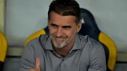 Foto: Thiago Ribeiro/AGIF - Mancini recebeu agradecimentos da Fiel.