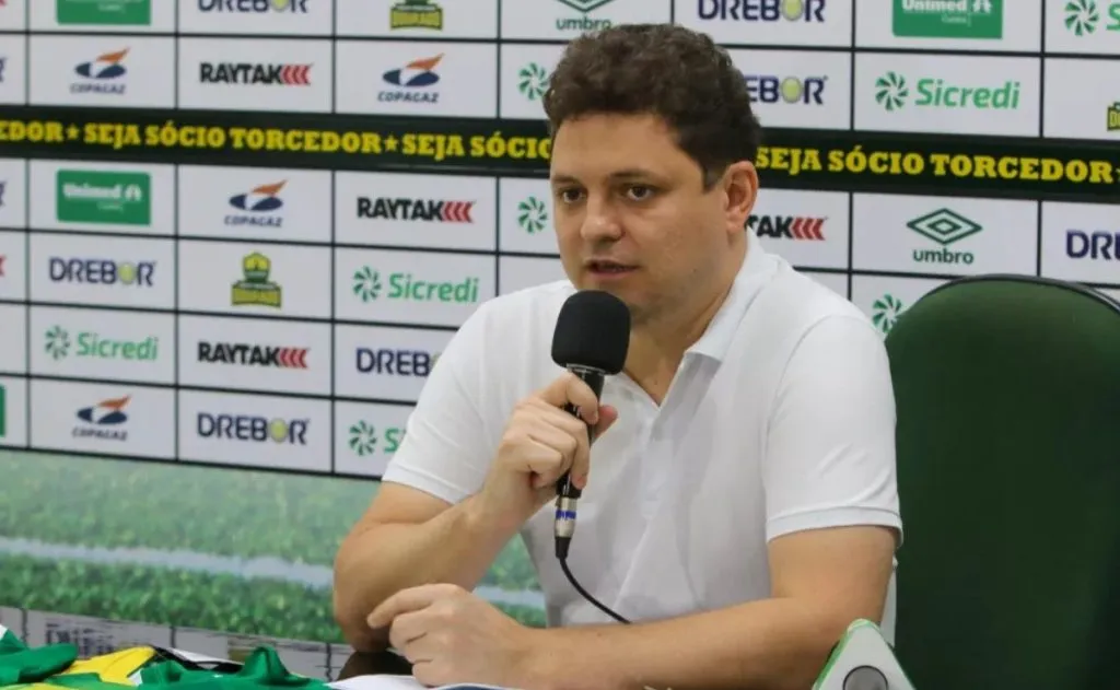 Cristiano Dresch, vice-presidente do Cuiabá — Foto: Divulgação/Cuiabá