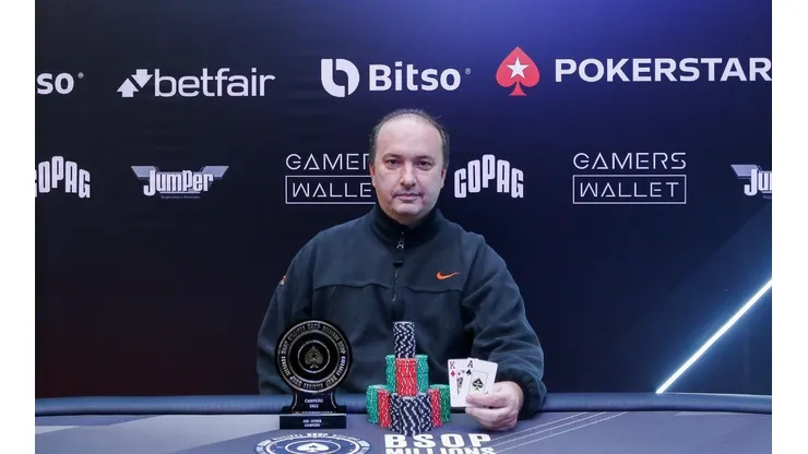 Marcelo Valadares foi o campeão do HORSE no BSOP (Foto: Rafael Terra/BSOP)