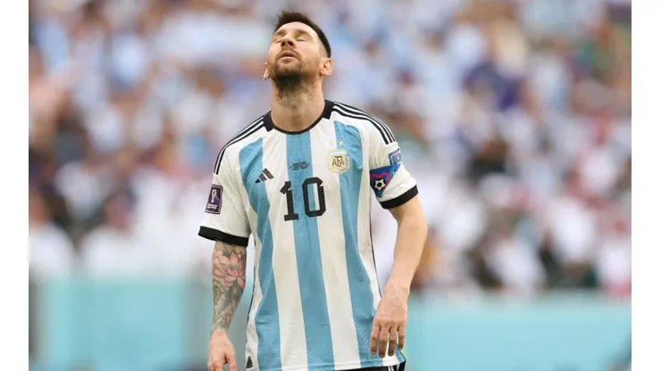 Catherine Ivill/Getty Images - Messi na derrota da Argentina para a Arábia Saudita