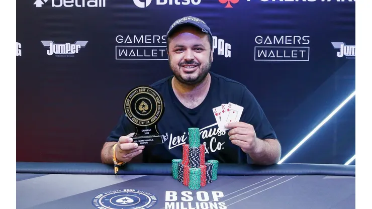 Renato Neves faturou um torneio no BSOP Millions (Foto: Rafael Terra/BSOP)