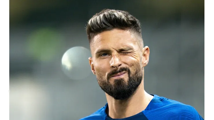 Reprodução/@FrenchTeam - Giroud faz história na Copa do Mundo