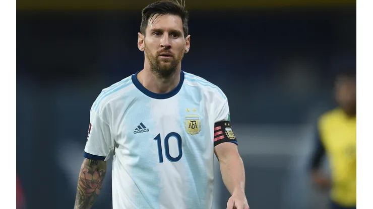 Foto: Marcelo Endelli/Getty Images/Argentina - Messi: craque deu um susto em treino da Argentina