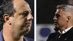 Foto Ceni: Marcello Zambrana/AGIF - Foto Crespo: Ettore Chiereguini/AGIF - Ceni e Crespo foram comparados entre os torcedores