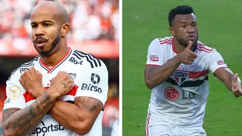 Patrick e Luan foram ventilados no Santos (Foto: Marcello Zambrana/AGIF)