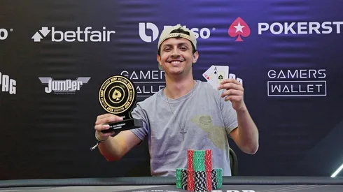 Gabriel Nobrega amassou o field do "Freezeout" (Foto: Luis Bertazini/BSOP)