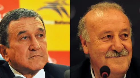 Jamie McDonald/Duif du Toit / Gallo Images/Getty Images – Carlos Parreira e Vicente del Bosque